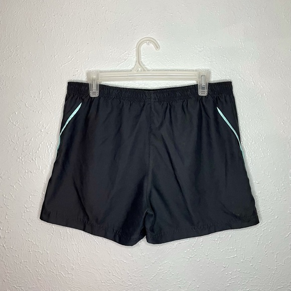 Adidas 3 Stripes Athletic Shorts in Mint & Navy - Picture 3 of 5